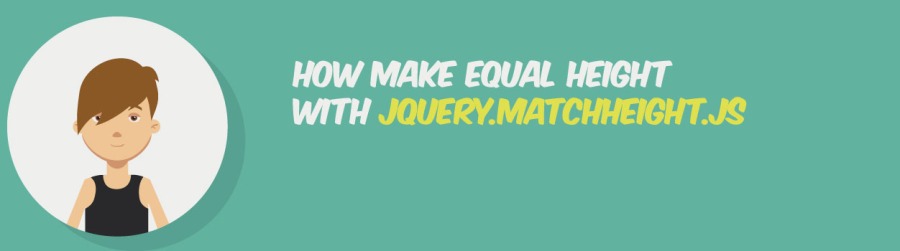 How make equal height with jquery.matchHeight
